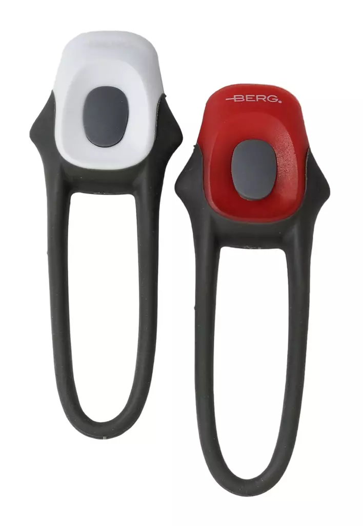 PolkupyÃ¶rÃ¤n etu- ja takavalo 2 kpl Berg - Cykellampor - 6418536005842 - 1