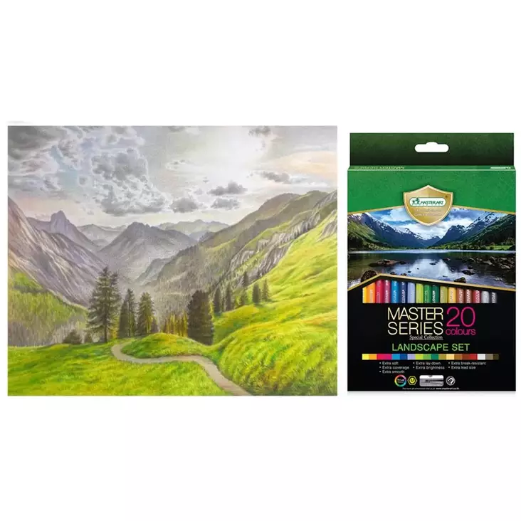 PuuvÃ¤rikynÃ¤t 20 kpl Landscape - Färgpennor - 8851907268442 - 1