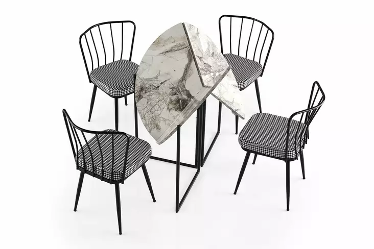 Matbord Hanah Home Yaprak Furu Spånskiva 100x72x100 cm - Matbord - 8683743016662 - 1