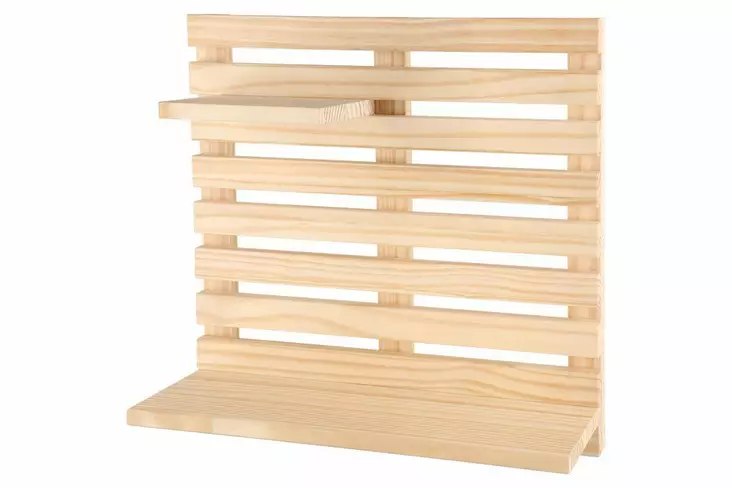 Vägghylla Tim 2 hyllplan 40x40 cm - Vägghyllor - 6410416369952 - 1