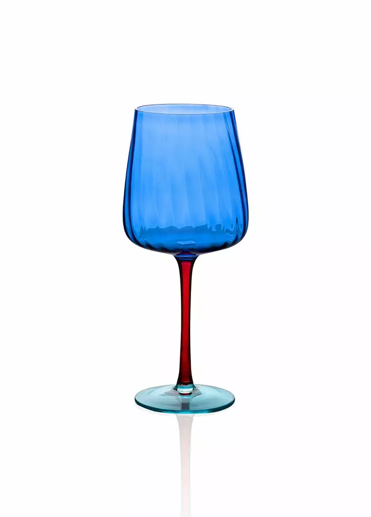 Glas Hermia Blå Glas 600 ml - Dricksglas - 8684283559152 - 1
