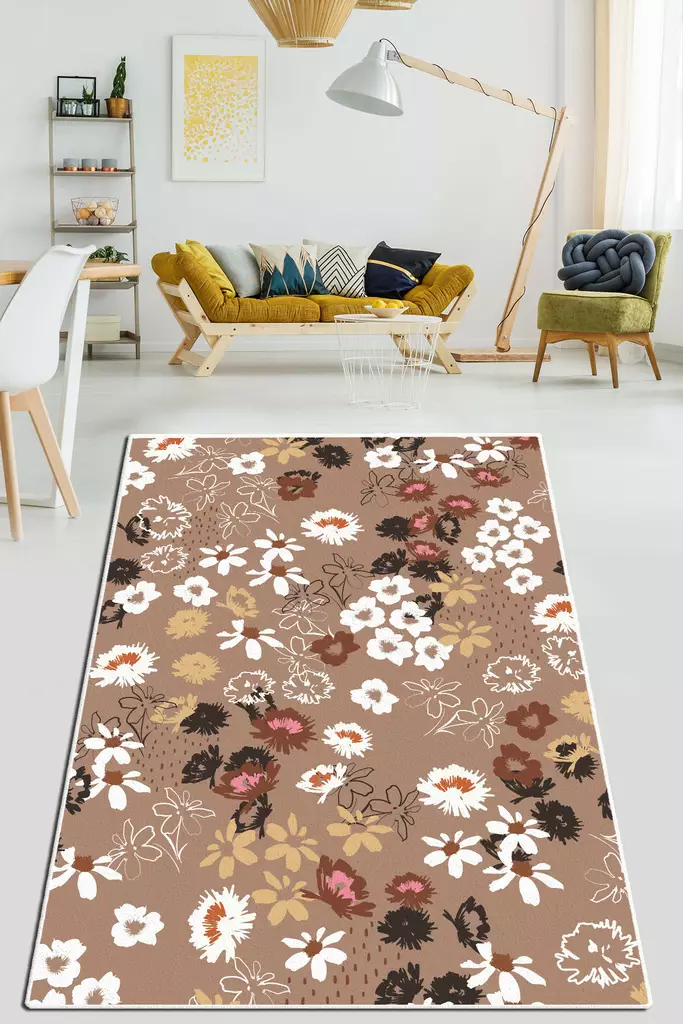 Matta Conceptum Djt Blå Polyester 80x120 cm - Små mattor och gångmattor - 8682870881372 - 1