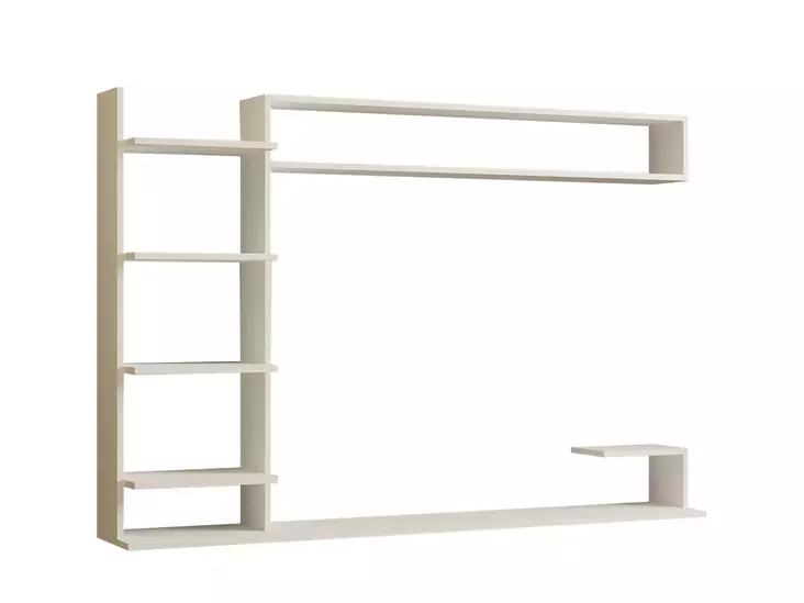 TV-bänk Hanah Home Noble Vit Spånskiva 180x121,8x29,6 cm - TV-bänkar - 8683342740272 - 1