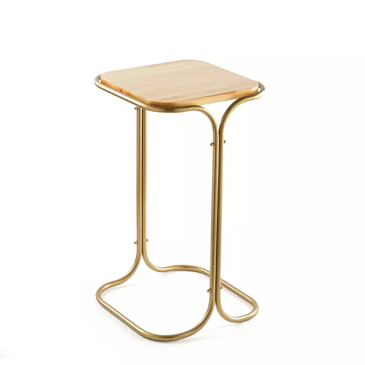 Soffbord Hanah Home Shb 001 C Guld Massivt Trä 30x52x30 cm - Soffbord - 8684282360612 - 1