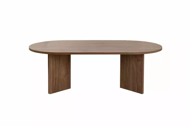Soffbord, valnöt, 119 cm x 40 cm x 60 cm, hållbar, elegant, lättskött - Bord - 8684283441532 - 1