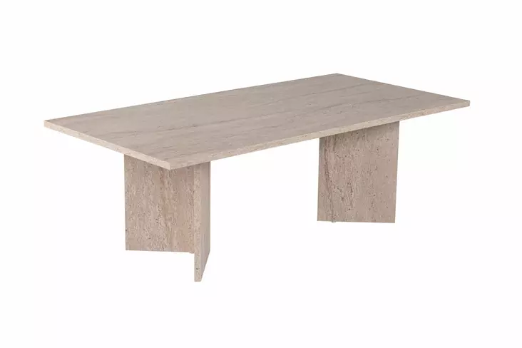 Soffbord Nordure Sabin Travertin Spånskiva 119x40x60 cm - Soffbord - 8684283592562 - 1