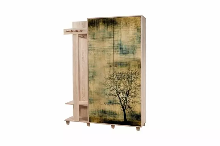 Hallmöbel Hanah Home Garmanto 135729 Sonoma Ek Spånskiva 135x194x36 cm - Hallskåp - 8681875381702 - 1