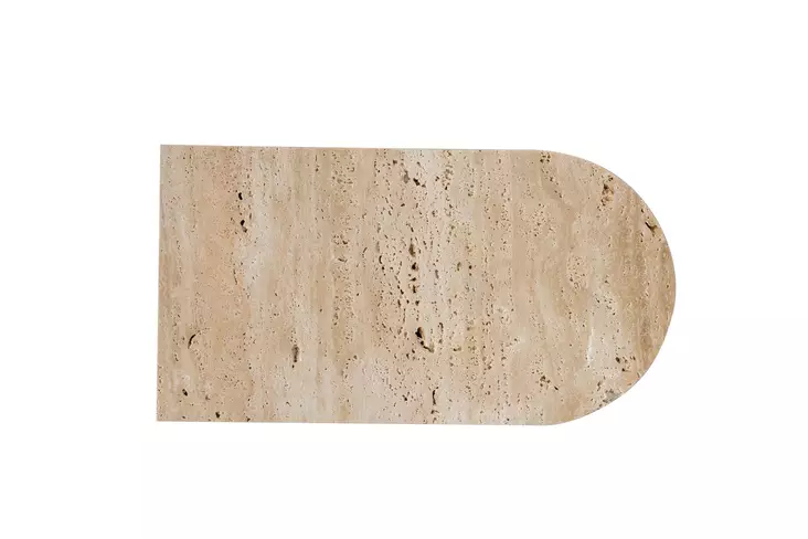 Bricka, beige, 17 x 31 x 1 cm, lyxig, tidlös, hållbar - Serveringsfat - 8684283056392 - 1