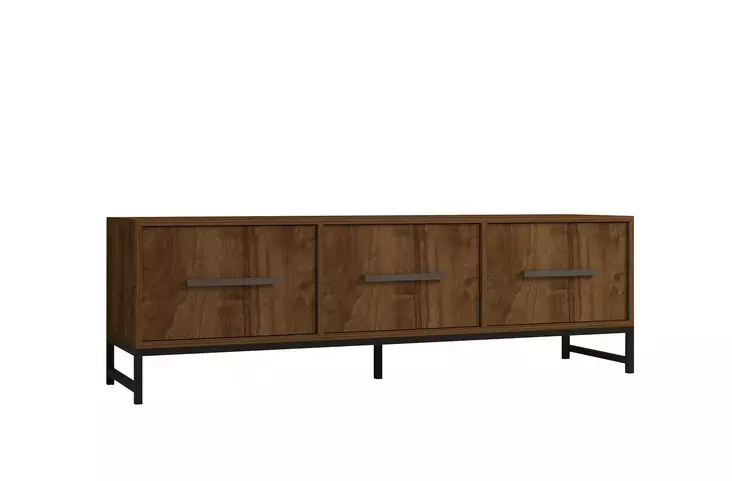 TV-bänk Hanah Home Melody Valnöt Spånskiva 160x50x40 cm - TV-bänkar - 8683743451432 - 1