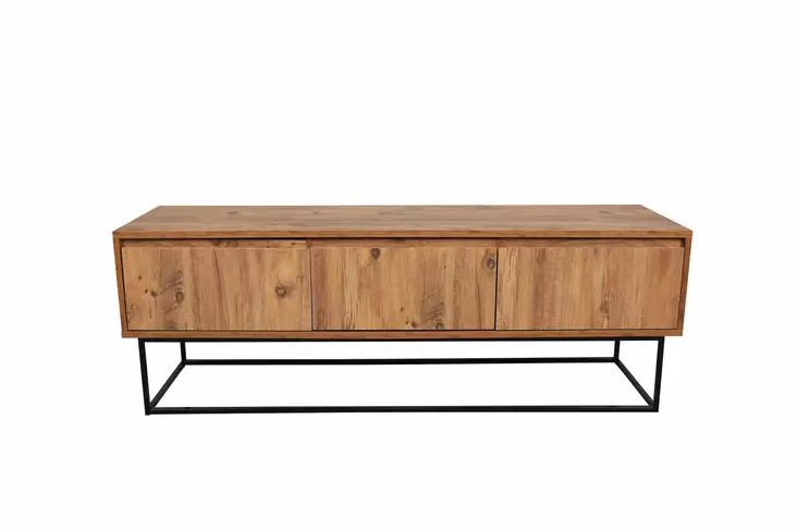TV-bänk Hanah Home Lupin 140 Valnöt Spånskiva 140x50x40 cm - TV-bänkar - 8681875391312 - 1