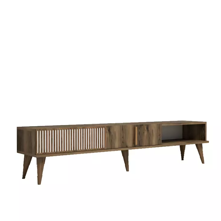 TV-bänk Hanah Home Milan Valnöt Spånskiva 180x40x35 cm - TV-bänkar - 8683342170062 - 1
