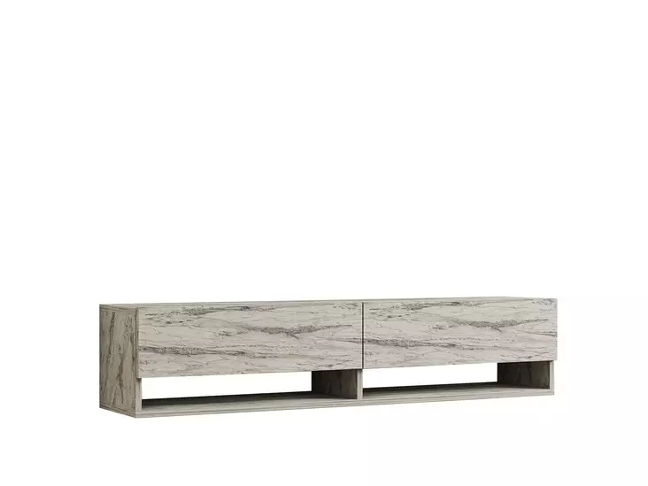 TV-bänk Hanah Home Arges Travertin Spånskiva 141x31x30 cm - TV-bänkar - 8684283021352 - 1