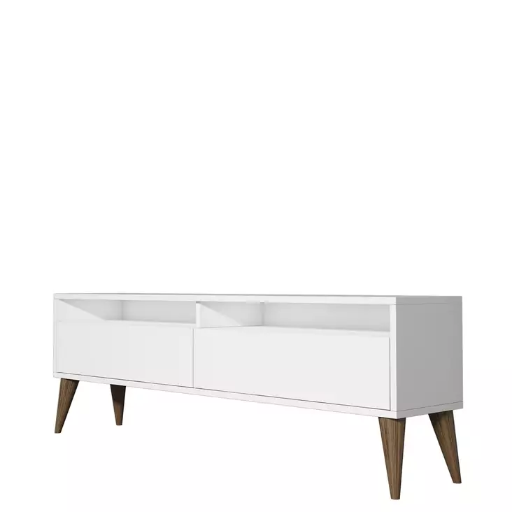 TV-bänk Hanah Home Best 2 Vit Spånskiva 150x30x50 cm - TV-bänkar - 8684282191032 - 1