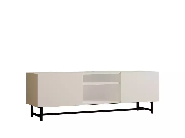 TV-bänk Hanah Home Tugi Vit Spånskiva 150x50x36,8 cm - TV-bänkar - 8681875809282 - 1