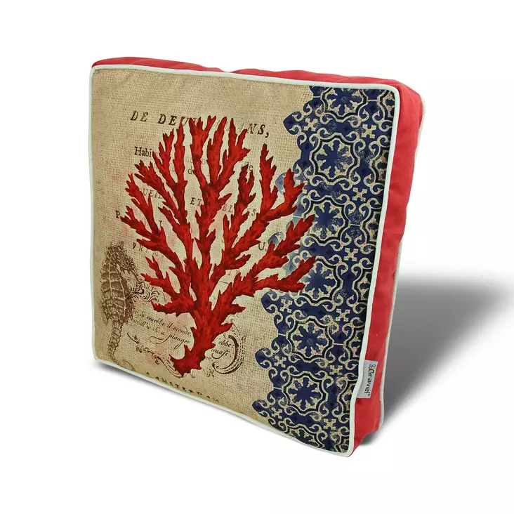 Kudde, flerfärgad, 42 x 42 cm, mjuk, lättskött - Kuddar och täcken - 8681181132692 - 1