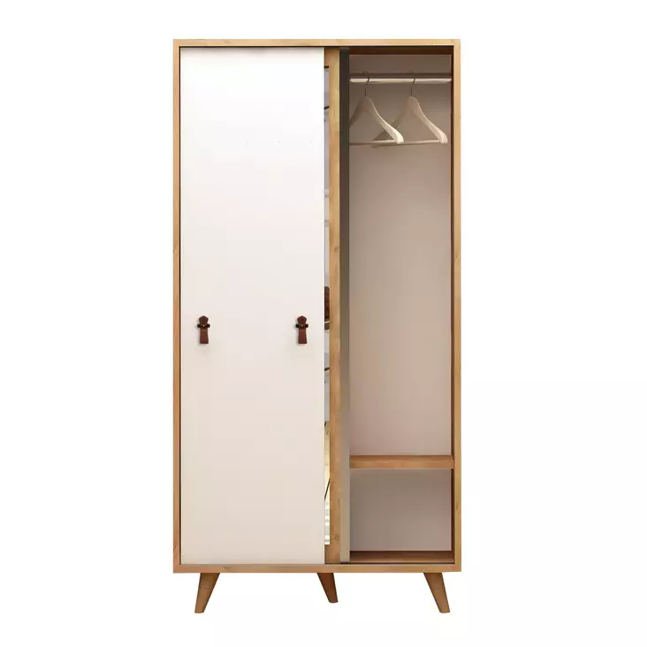 Garderob Hanah Home Yahha Ek Spånskiva 100x190x60 cm - Garderober - 8681875207552 - 1