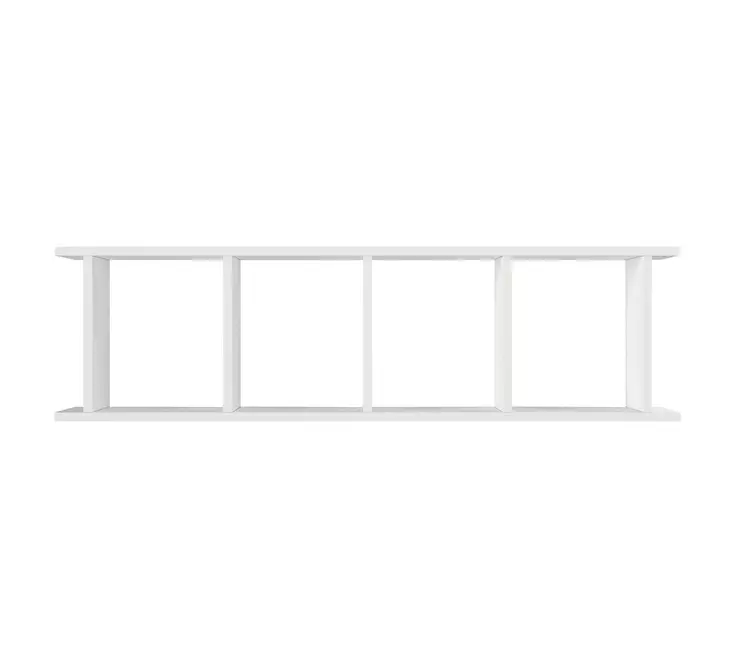Bokhylla Hanah Home Snow Vit Spånskiva 120x33,6x19,5 cm - Bokhyllor - 8681181613382 - 1