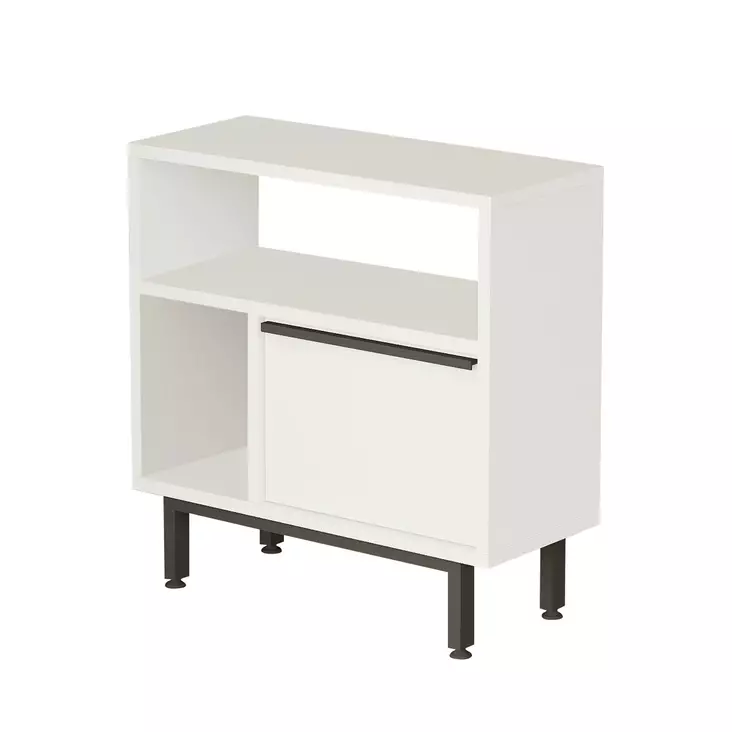 Sidobord Hanah Home On6W Vit Spånskiva 60x60x25,5 cm - Sidobord och extrabord - 8684282369172 - 1