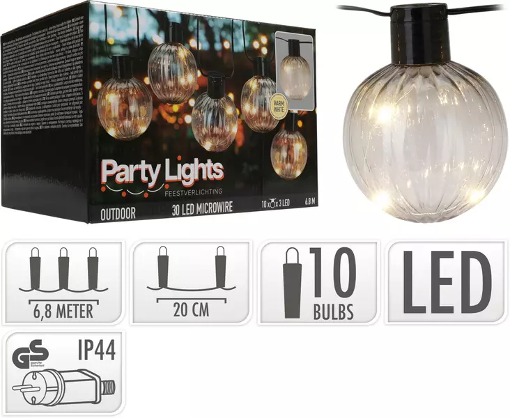 Valosarja bulbs 10 led - Ljusslingor - 8720573518482 - 1