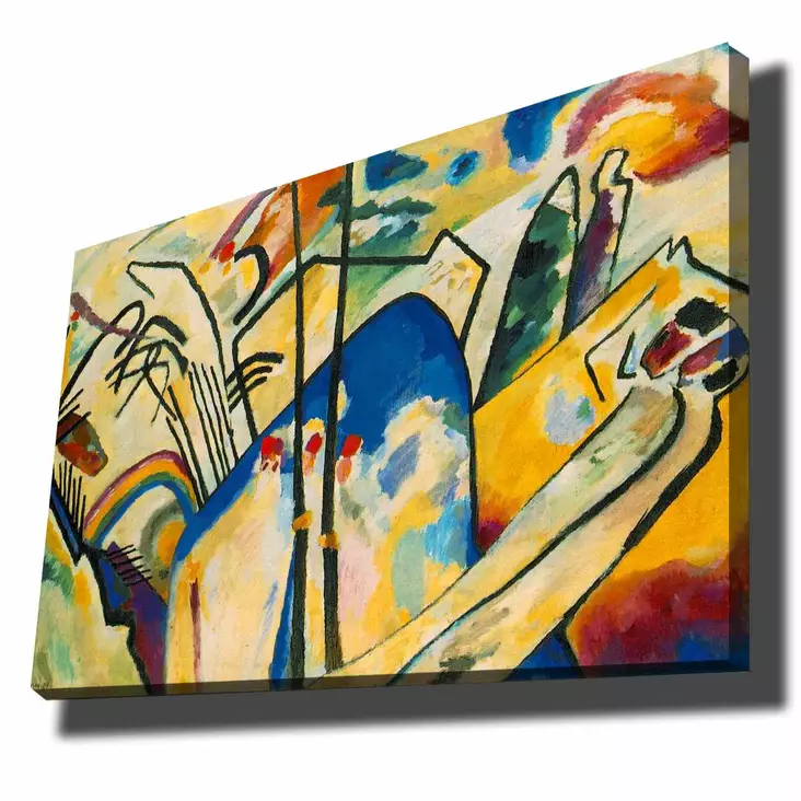 Canvastavla Wallity Flerfärgad Canvas 70x100 cm - Tavlor och ramar - 8683342781442 - 1