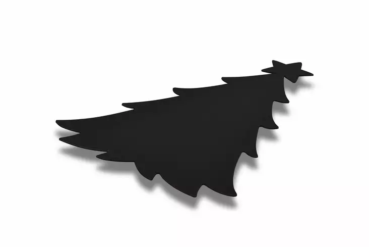 MDF-tavla Wallity Christmas Pine Green MDF 20x27 cm - Ljussmycken och ljusfigurer - 8683342217842 - 1