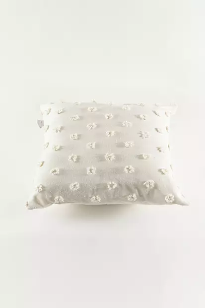 Prydnadskudde Aberto Design Cream Linne 43x43 cm - Prydnadskuddar - 8684282904823 - 2