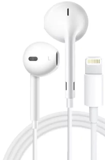 Apple EarPods nappikuulokkeet lightning-liittimell=C3=A4 - In-ear hörlurar - 6430076520173 - 2