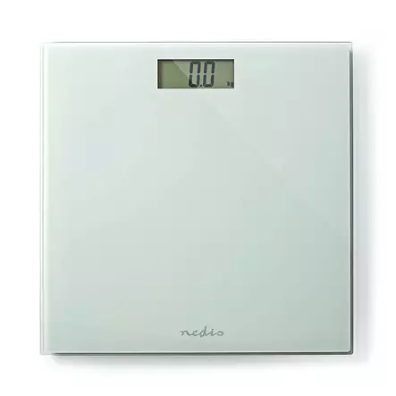 Personvåg | Digital | Vit | Härdat Glas | Maximal vägningskapacitet: 150 kg - Vågar och kroppssammansättningsmätare - 5412810334513 - 1