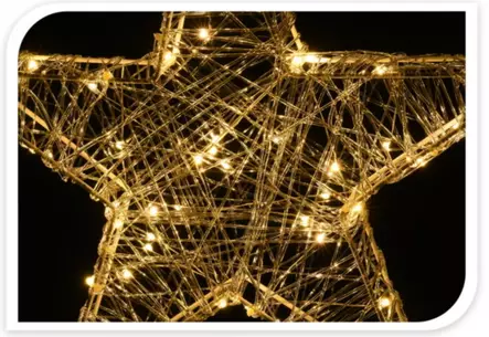 Koristevalo t=C3=A4hti 40 cm 50 ledi=C3=A4 - Ljussmycken och ljusfigurer - 8719202623673 - 2