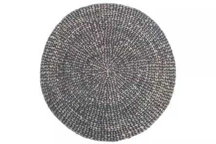 Vesihyasinttimatto harmaa 90 cm=20 - Runda mattor - 6410413034273 - 1