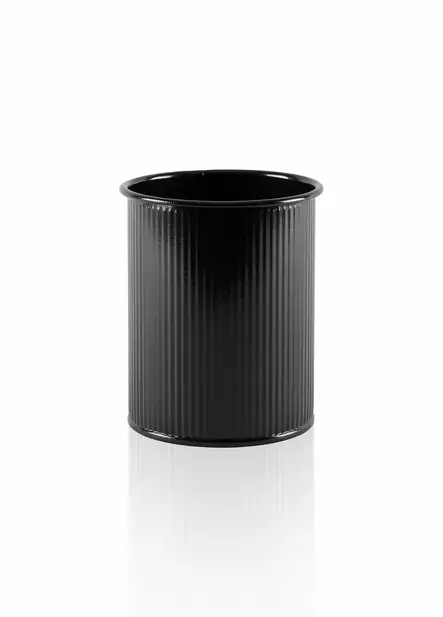 Bestickhållare Hermia Svart Galvaniserad Metall 10x10 cm - Bestick och serveringsredskap - 8684283609833 - 1