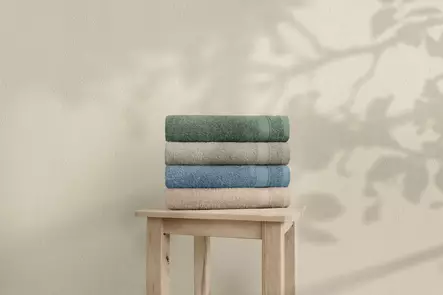 Ansiktshandduksset (4 st), flerfärgad, 50 x 90 cm, mjuk, hållbar, absorberande - Handdukar - 8683743314683 - 1