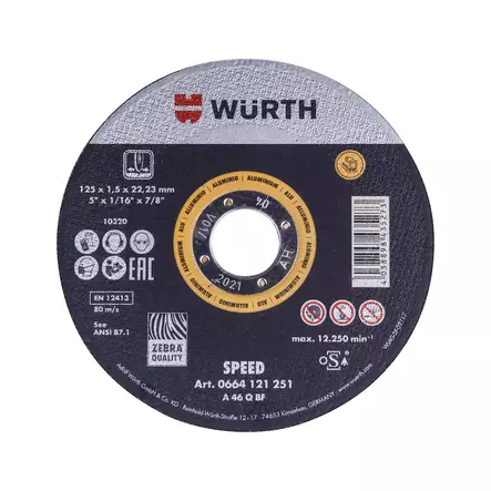 Katkaisulaikka rst 115x1,5 speed - Skivor för vinkelslipmaskin - 4038898432203 - 1