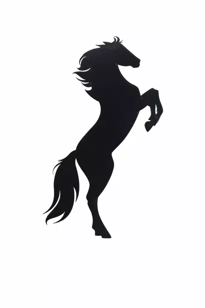 LED Väggdekor Wallity Wild Horse Gul MDF 60x30 cm - Ljussmycken och ljusfigurer - 8683342966573 - 1