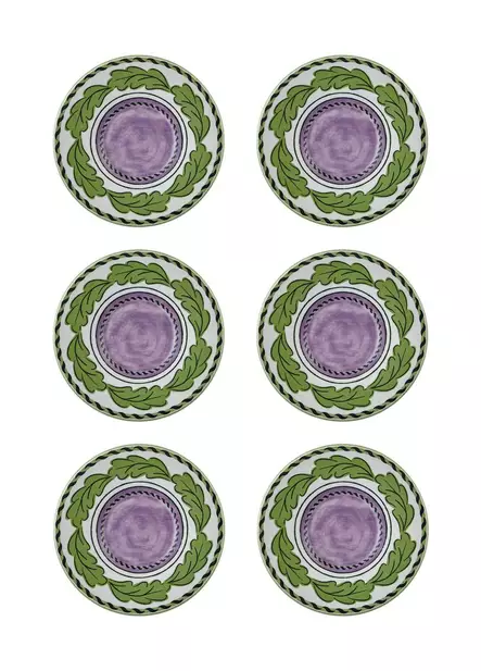 Fatset Hermia Lila Keramik 6 Delar - Serveringsfat - 8684283617043 - 1