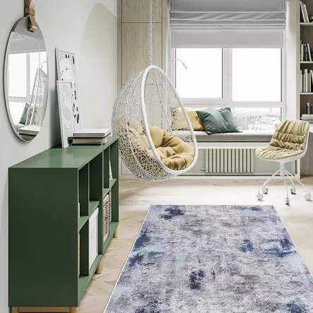 Matta (160 x 230), flerfärgad, 160 x 230 cm, maskintvättbar, halkfri - Stora och medelstora mattor - 8682870072343 - 2