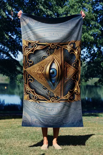 Strandhandduk Mijölnir Flerfärgad Mikrofilament 70x130 cm - Handdukar - 8684282665823 - 2