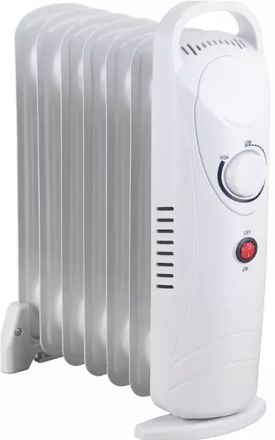 Nordland Oljefyllt element 500W - Kompakt (5 flänsar) - Värmefläktar och elradiatorer - 6438168121413 - 1