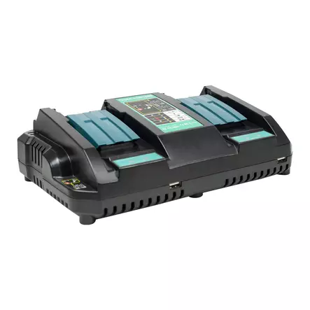 PNI DCH218 Dubbelladdare för 18V batterier - Jonköping ock Makita LXT kompatibel - Batterier och laddare - 5949066530463 - 1