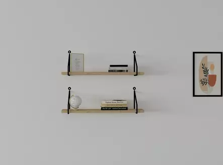 Vägghylla Hanah Home Reco Ek Spånskiva 60x12 cm - Vägghyllor - 8682870717053 - 2