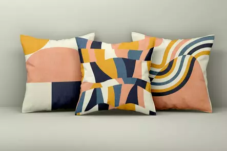 Kuddfodral Set Aberto Design Asr_plw25 Flerfärgad Bomull Polyester 43x43 cm - Prydnadskuddar - 8684283661213 - 2