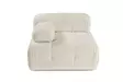 Fåtölj Atelier del Sofa Doblo L1 Cream Polyester 100x100x80 cm - Soffor - 8684282307693 - 1