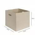 Filtkorg Aberto Design HMY6365 Cream Filt 30x30x30 cm - Förvaringslådor och korgar - 8684282435273 - 3