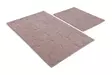 Badrumsmatta Set Mijölnir Flerfärgad 100% Bomull Antibakteriell Halkfri 50x60 cm & 60x100 cm - Badrumsmattor och våtrumsmattor - 8681875279573 - 1