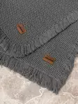 Badrumsmatta Set Mijölnir Antracit 100% Bomull 75x125 cm & 60x90 cm - Badrumsmattor och våtrumsmattor - 8683742576853 - 3