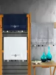 Handduk Set Mijölnir Mörkblå Vit Grå 100% Bomull 50x90 cm 3 Delar - Handdukar - 8682870695993 - 1