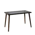 Skrivbord Hanah Home Cozy Valnöt Massivt Trä Härdat Glas 110x73x60 cm - Skrivbord - 8682870558793 - 9
