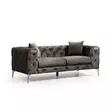 2-sits soffa Atelier del Sofa Como Antracit Polyester 197x90x70 cm - Soffor - 8682870704503 - 1