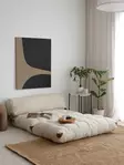 2-sits bäddsoffa Atelier del Sofa Fold Teddy 2 Cream Polyester 120x75x79 cm - Bäddsoffor - 8684282400233 - 3