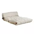 2-sits bäddsoffa Atelier del Sofa Fold Teddy 2 Cream Polyester 120x75x79 cm - Bäddsoffor - 8684282400233 - 1